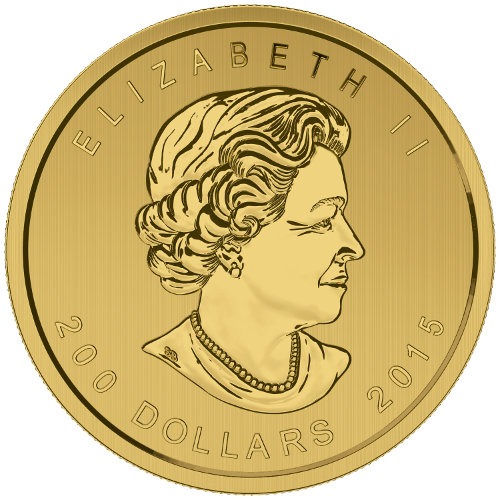 2015 1 oz Canadian Gold Growling Cougar Coin (BU w/ Assay) - Image 3