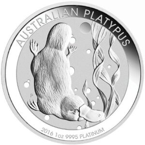 2016 1 oz Australian Platinum Platypus Coin (BU)