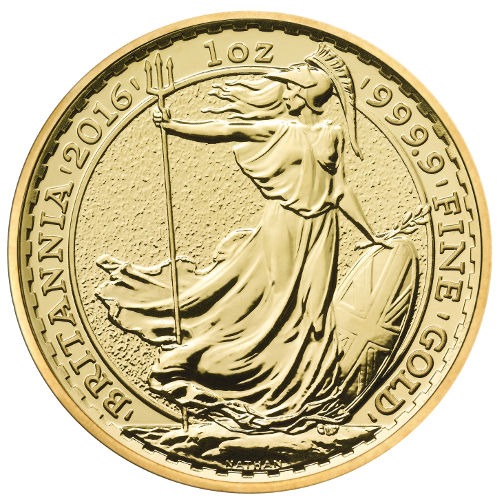 2016 1 oz British Gold Britannia Coin (BU) - Image 3