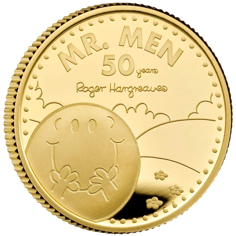 2021 1 oz Mr Men Mr Happy Proof Gold Coin Boxed - Image 2