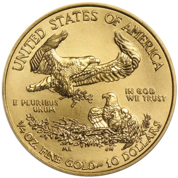 2021 1/4 oz American Eagle Gold Coin - Image 2