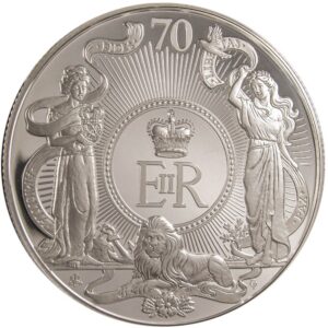 2022 1 Kilo Proof St. Helena Silver Queen’s Platinum Jubilee Coin (Box + CoA)