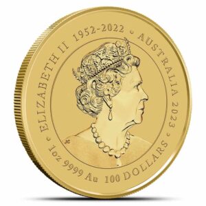 2023 1 oz Australian Gold Chinese Myths & Legends Phoenix Coin (BU)
