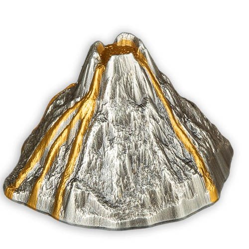2023 5 oz Antique Vanuatu Silver Volcano Coin (Box + CoA) - Image 5