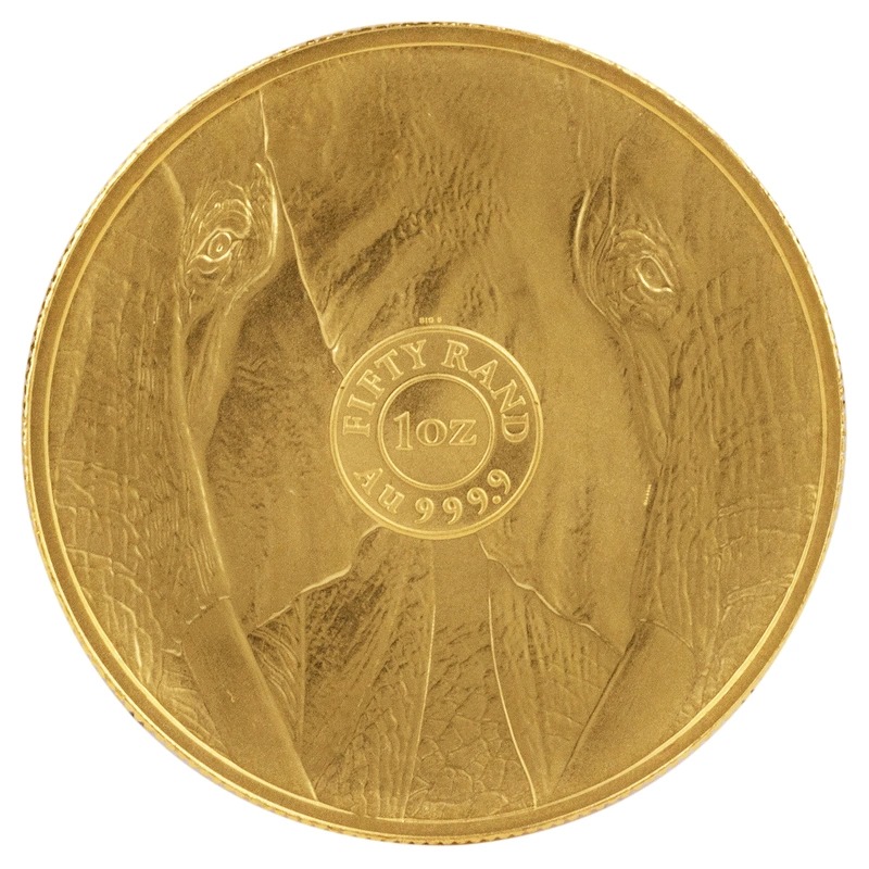 2024 1 oz Elephant Gold Coin Big Five Series - Image 2