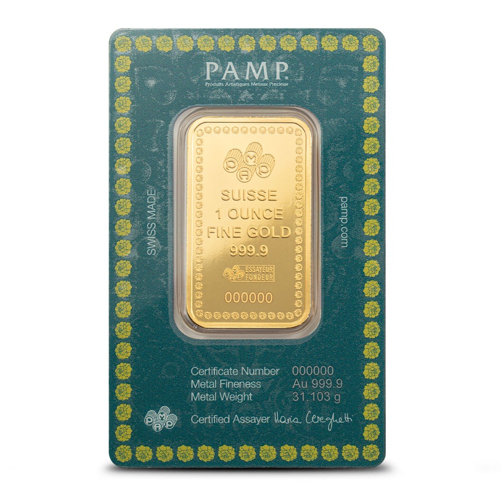 2025 1 oz PAMP Suisse Diwali Festival of Lights Gold Bar (New w/ Assay) - Image 2