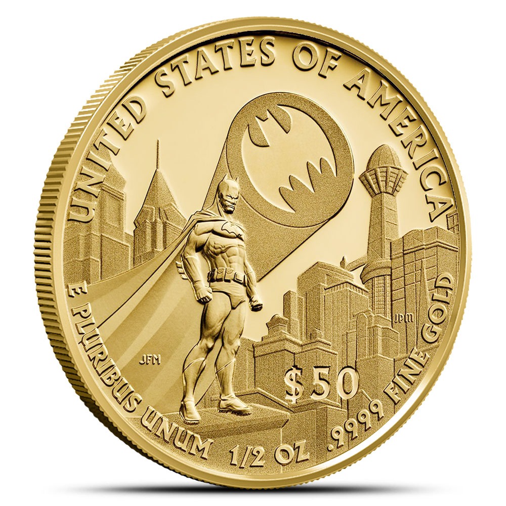 2025 1/2 oz Proof DC Comics Batman American Liberty Gold Coin (Box + CoA) - Image 2