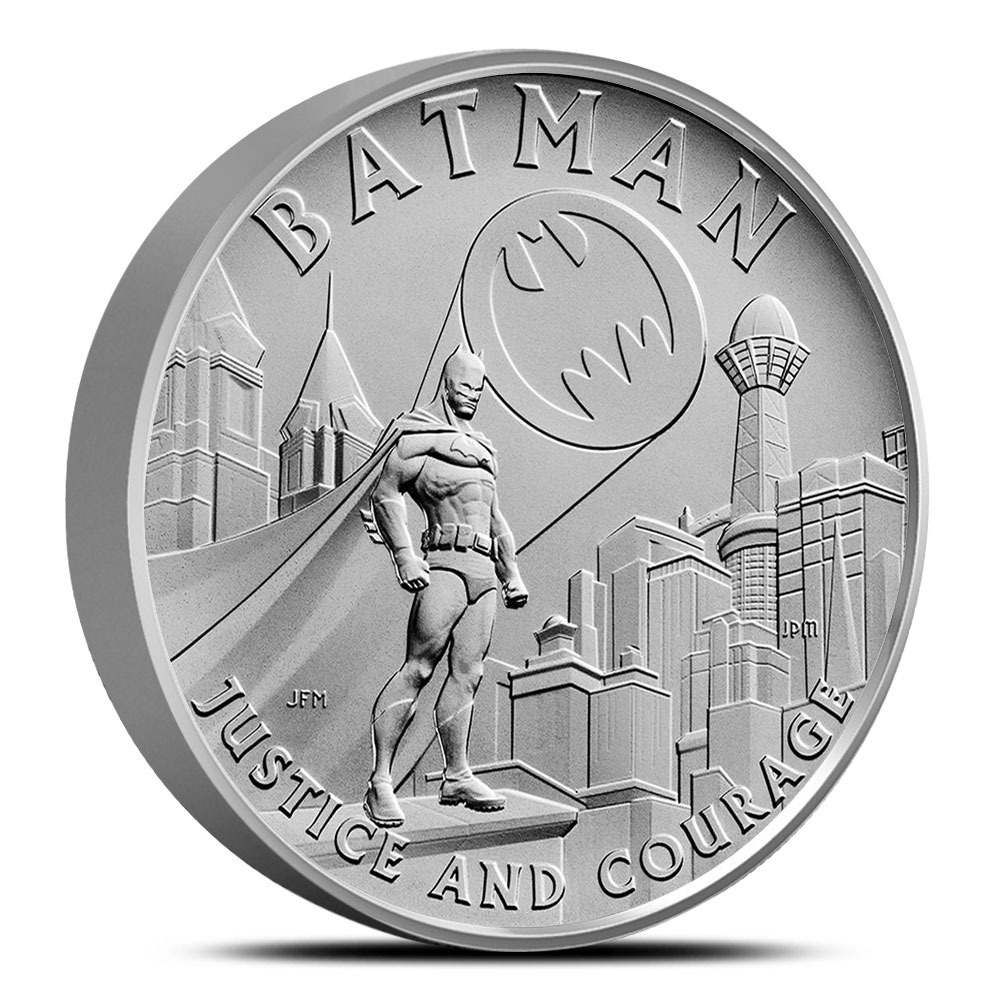 2025 2.5 oz DC Comics Batman American Liberty Silver Medal (Box + CoA) - Image 2