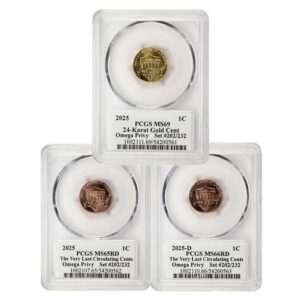 2025 3-Coin Omega-Privy Pennies Lot #202
