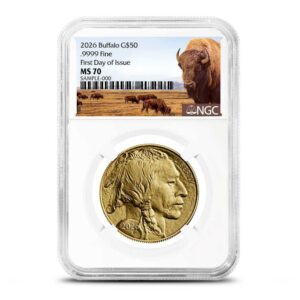 2026 1 oz American Gold Buffalo Coin NGC MS70 FDOI (Buffalo Label)