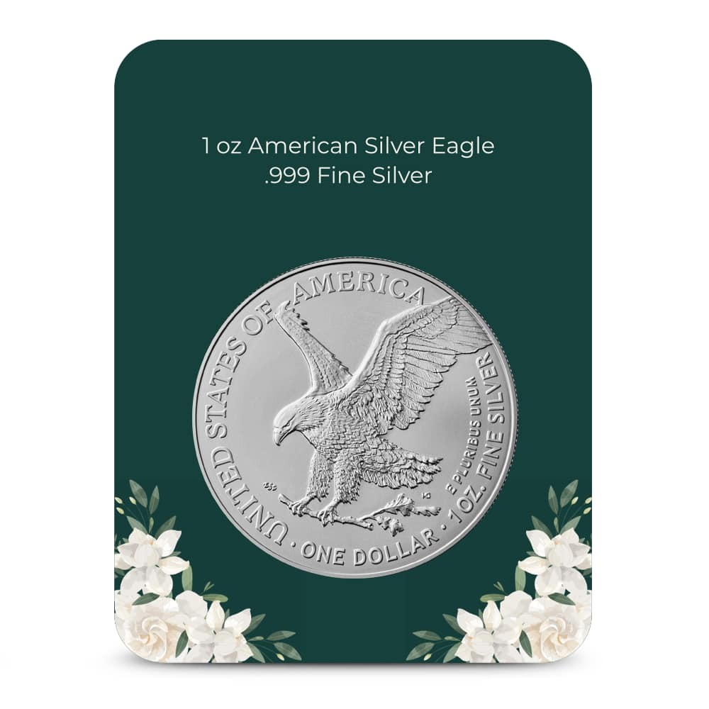2026 1 oz American Silver Eagle Coin (BU, Wedding Card)