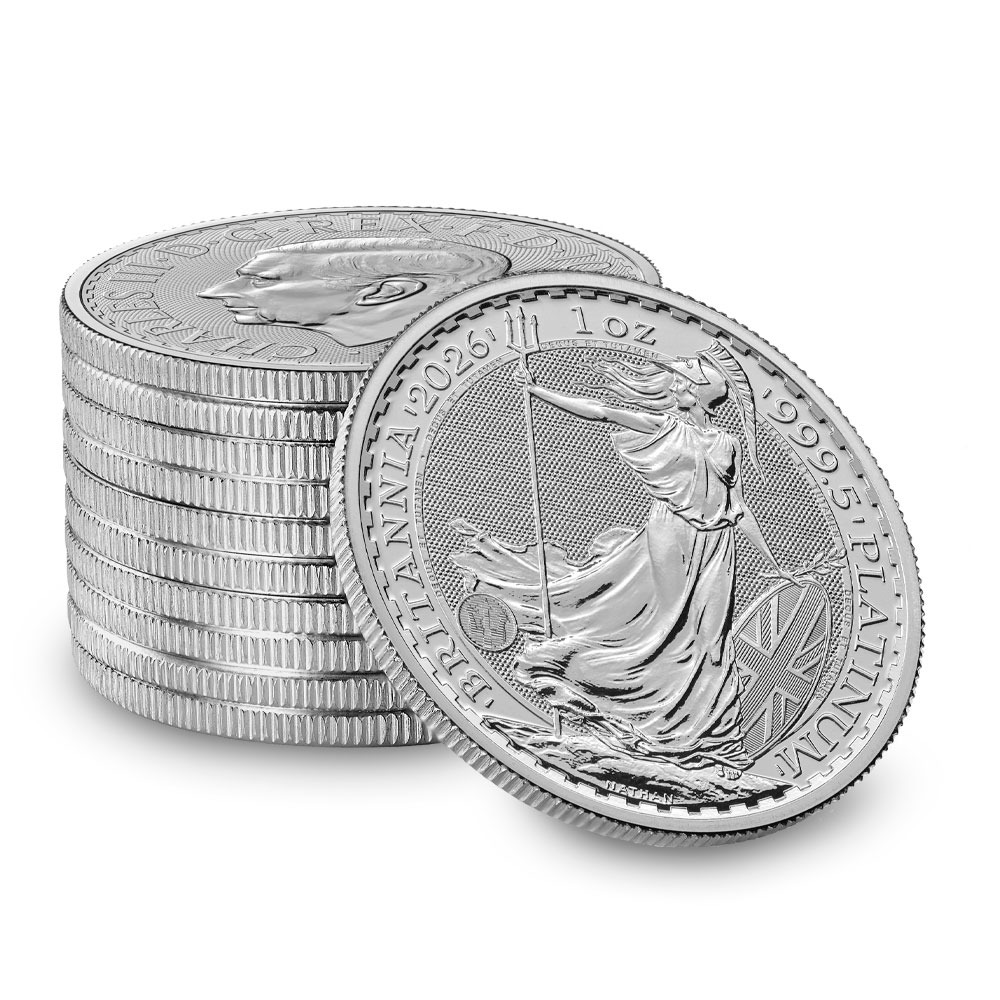 2026 1 oz British Platinum Britannia Coin (BU) - Image 3