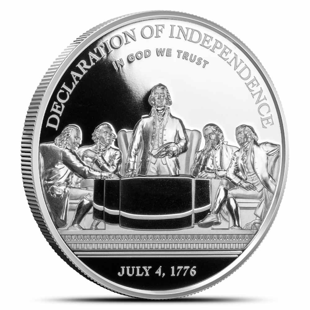 2026 1 oz Proof Solomon Islands Jefferson Memorial Silver Coin (High Relief)