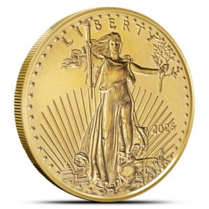 2026 1/10 oz American Gold Eagle Tube (50 Coins, BU)