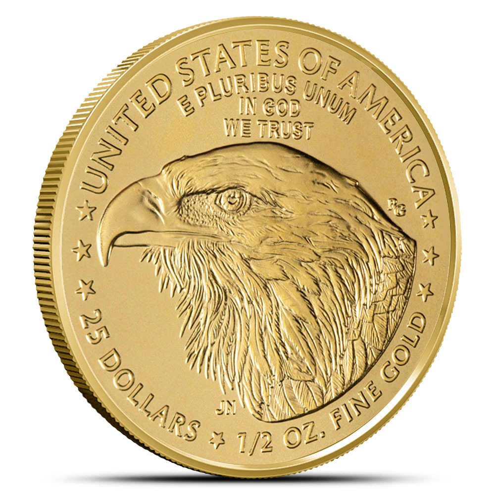 2026 1/2 oz American Gold Eagle Tube (40 Coins, BU) - Image 3