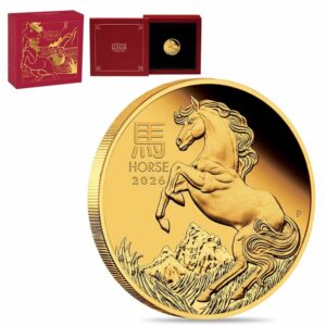 2026 1 oz Perth Mint Year of the Horse Gold Coin