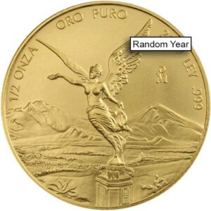 Buy 1/2 oz Mexican Gold Libertad Coin (Random Year)