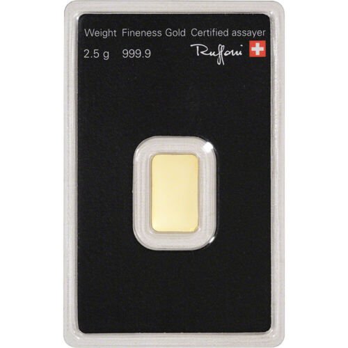 Buy 2.5 Gram Argor Heraeus Gold Bar (New in Assay) - Image 2