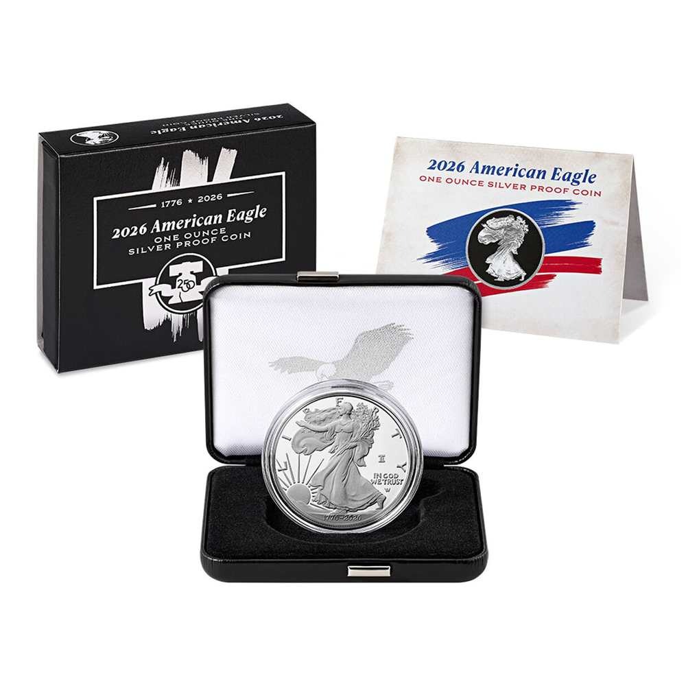 2026-W 1 oz Proof American Silver Eagle Coin (Box & CoA) - Image 5